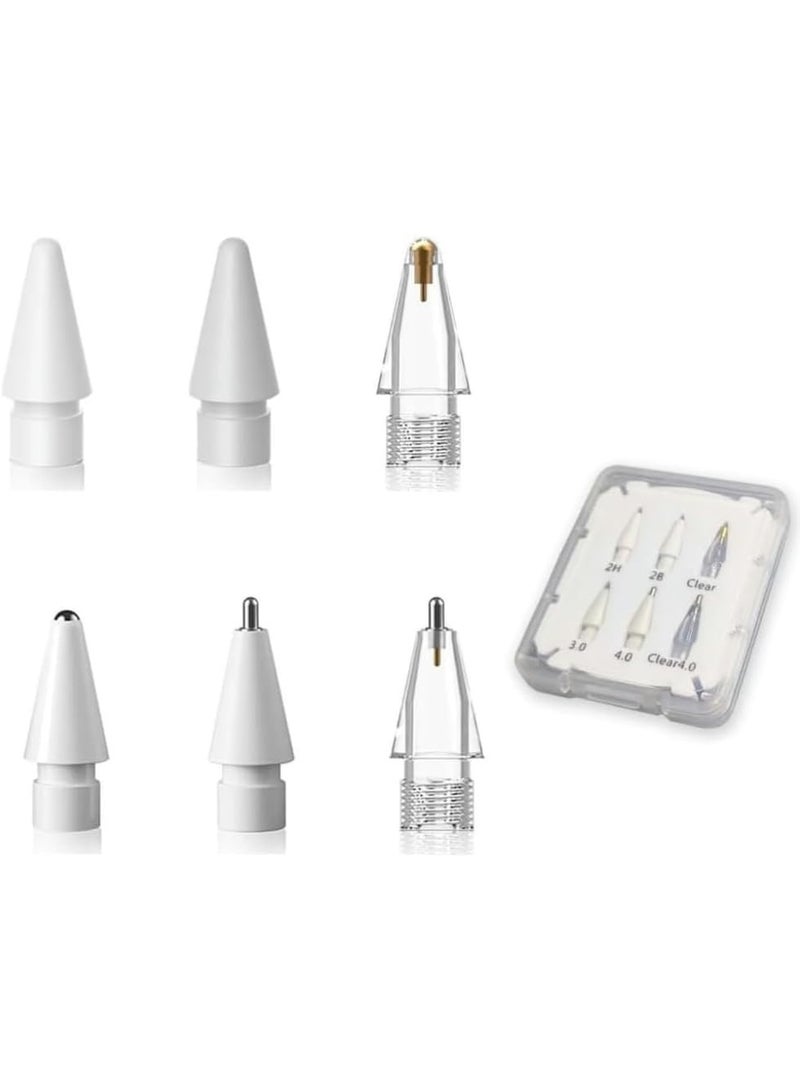 رؤوس أقلام بديلة لقلم آبل برو، رؤوس أقلام مُحسَّنة تناسب الجيل الأل والثاني من أقلام USB نوع سي من آبل، وقلم لوجيتيك كرايون الرقمي، رؤوس أقلام لقلم باد برو، مقاومة للنقطة الدقيقة، مقاوم للتآكل - Image 1